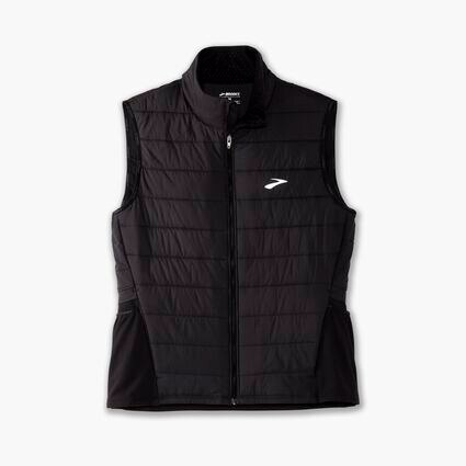 Laydown (front) view of Brooks Shield Hybrid Vest 2.0 for women