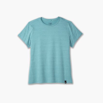 Brooks Luxe Short Sleeve für Damen – Ansicht im Liegen (von vorne)