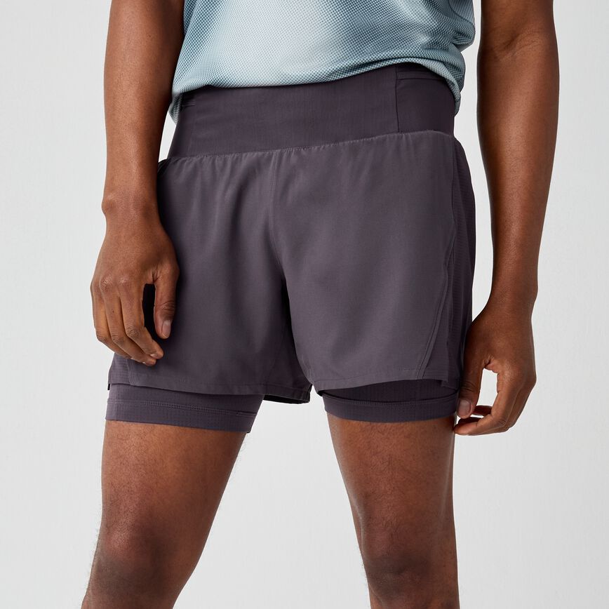 High Point 5" 2-In-1 Short 2.0 by Brooks