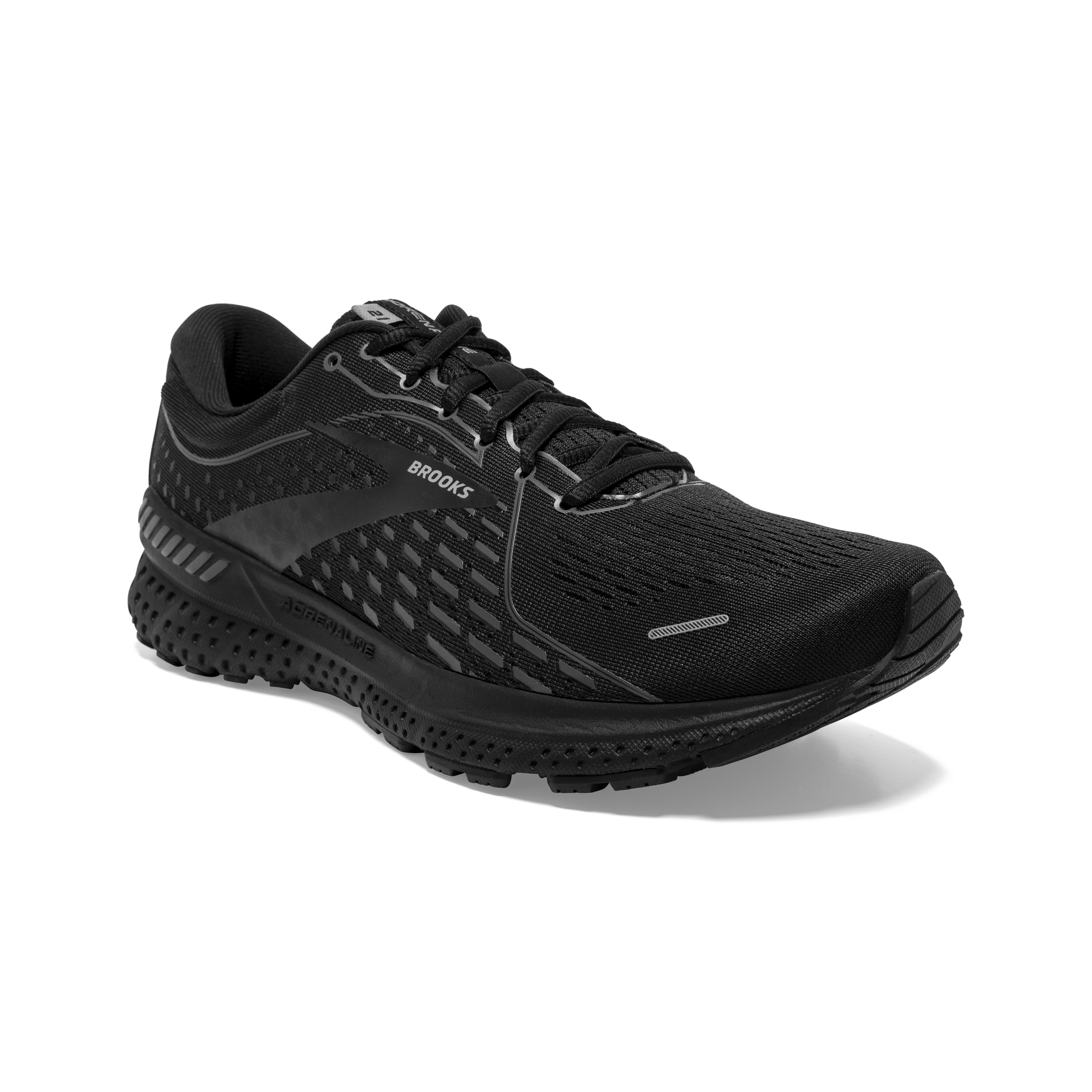Mens black brooks running shoes clearance