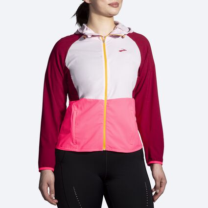 Model (front) view of Brooks Canopy Jacket for women