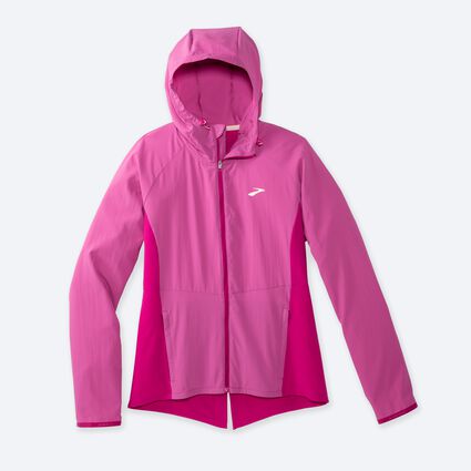 Laydown (front) view of Brooks Canopy Jacket for women