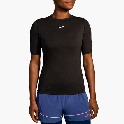 Brooks High Point Short Sleeve für Damen – Model-Ansicht (von vorne)