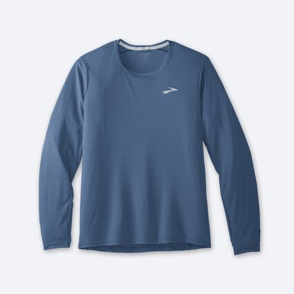 Laydown (front) view of Brooks Atmosphere Long Sleeve for men