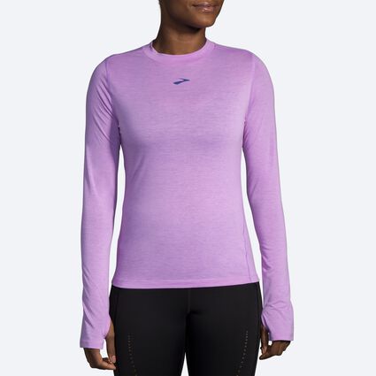Model (front) view of Brooks High Point Long Sleeve for women