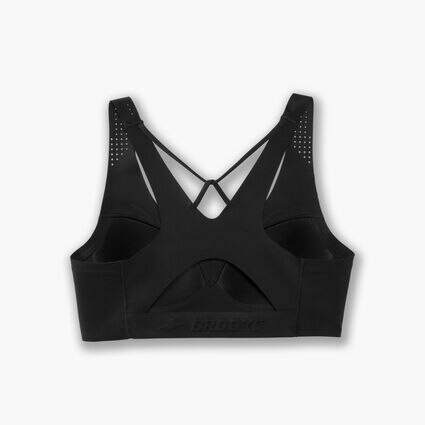 Laydown (back) view of Brooks Dare V Neck Run Bra for null