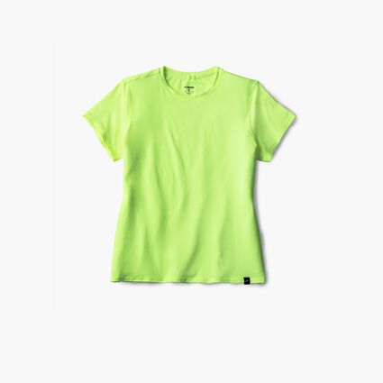 Brooks Luxe Short Sleeve für Damen – Ansicht im Liegen (von vorne)