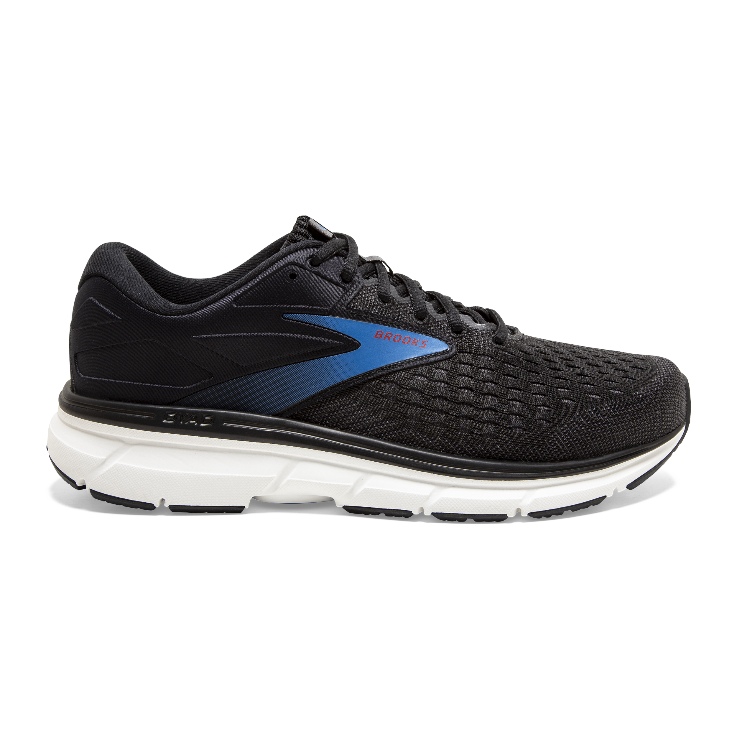 NIB Brooks Men's Dyad 9 Running Shoes 11 2E W US Asphalt/Electric Blue/Black 