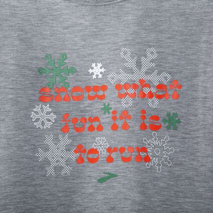 Detail view 1 of Run Merry Distance Graphic LS for men