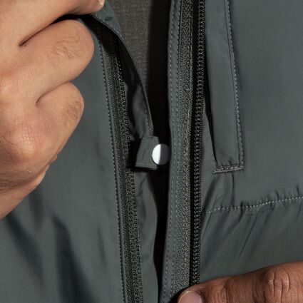 Vista del detalle 6 de Brooks Fusion Hybrid Jacket para hombre