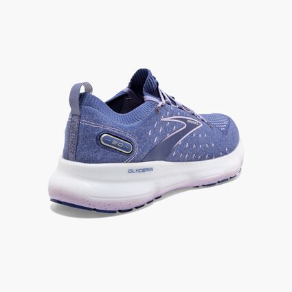 Heel and Counter view of Brooks Glycerin StealthFit 20 for women