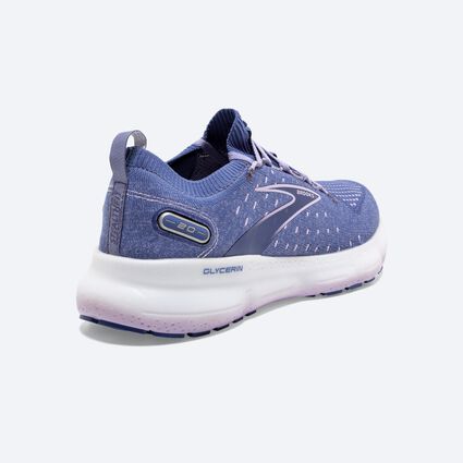 Heel and Counter view of Brooks Glycerin StealthFit 20 for women