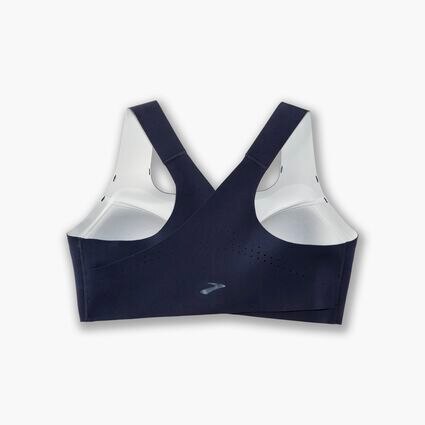 Laydown (back) view of Brooks Dare Zip Run Bra for null