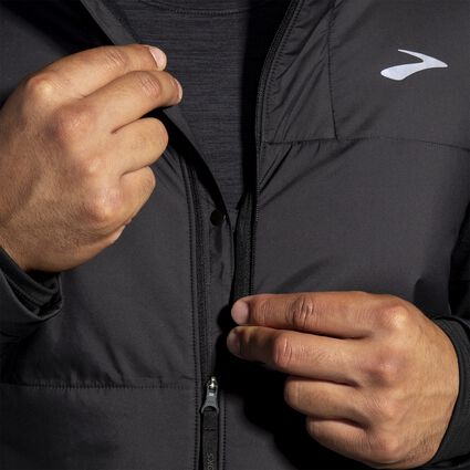 Dettaglio 4 vista di Brooks Shield Hybrid Jacket 3.0 da uomo