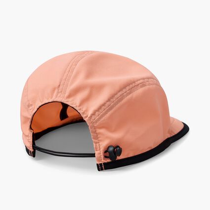 Laydown (back) view of Brooks Lightweight Packable Hat 2.0 for unisex