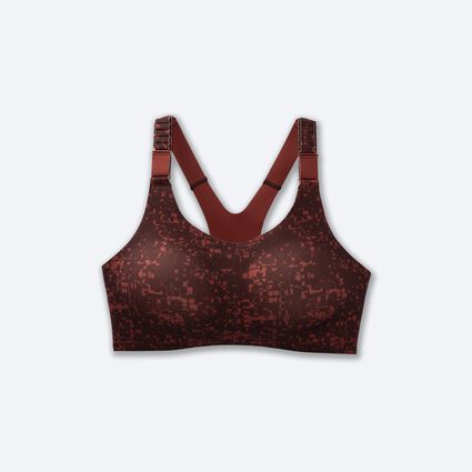 Laydown (front) view of Brooks Racerback 2.0 Sports Bra for women
