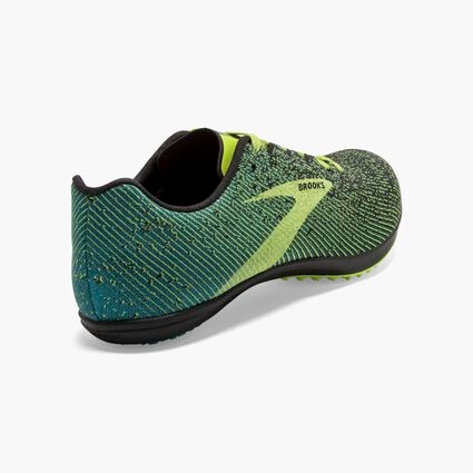 Heel and Counter view of Brooks Mach 19 Spikeless for men