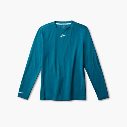 Laydown (front) view of Brooks High Point Long Sleeve for men