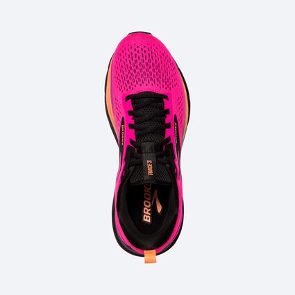 Top-down view of Brooks Trace 3 for women