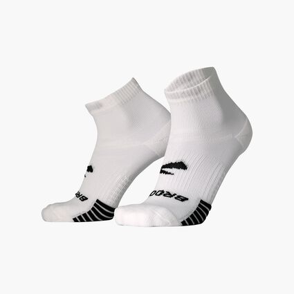 Laydown (front) view of Brooks Ghost Lite Quarter 2-Pack for unisex