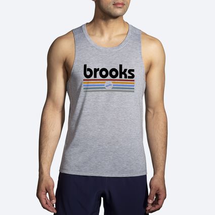 Model (front) view of Brooks Distance Tank 2.0 for men