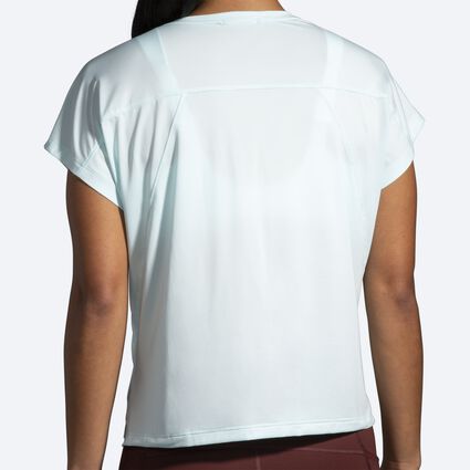 Model (back) view of Brooks Sprint Free Short Sleeve for women