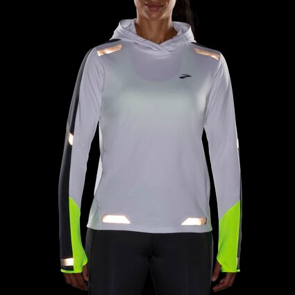 Detail view 1 of Run Visible Thermal Hoodie for women