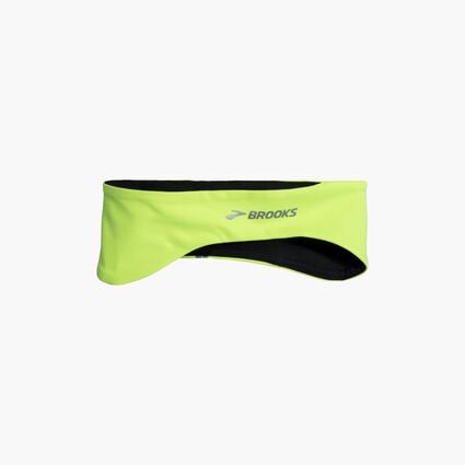 Laydown (front) view of Brooks Greenlight Headband for unisex