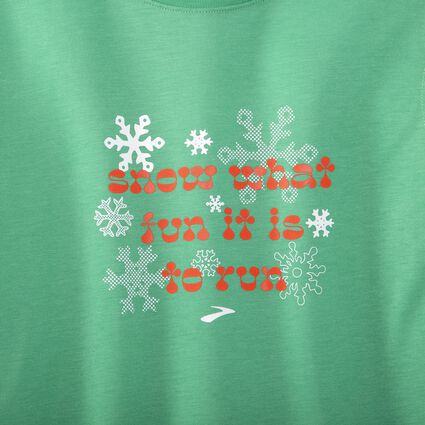 Detail view 1 of Run Merry Distance Graphic Long Sleeve for women