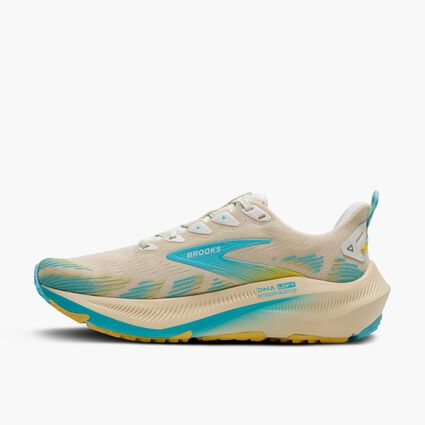 Side (left) view of Brooks Ghost Trail for women