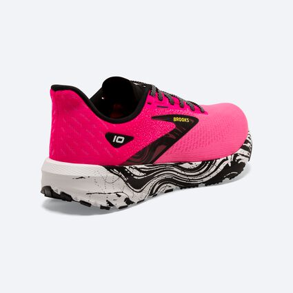 Heel and Counter view of Brooks Launch 10 for women