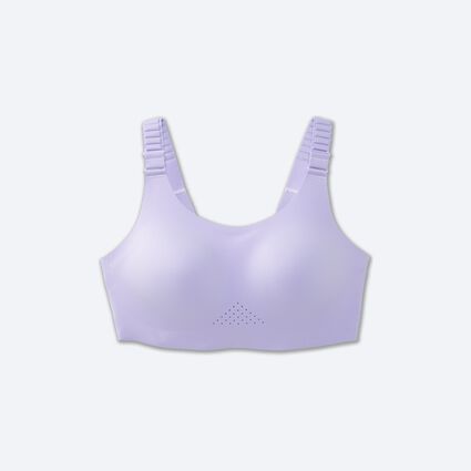 Laydown (front) view of Brooks Scoopback 2.0 Sports Bra for women