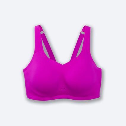 Laydown (front) view of Brooks Underwire Sports Bra for women