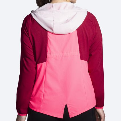 Model (back) view of Brooks Canopy Jacket for women