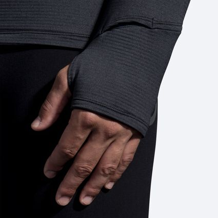 Vue du détail 2 de Brooks Notch Thermal Long Sleeve 2.0 pour hommes