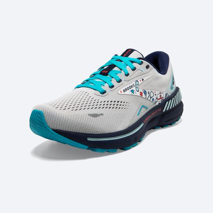 Opposite Mudguard and Toe view of Brooks Adrenaline GTS 23 for women