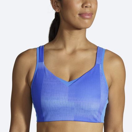 Model (front) view of Brooks Convertible Sports Bra for women