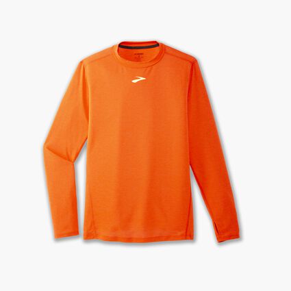 Laydown (front) view of Brooks High Point Long Sleeve for men