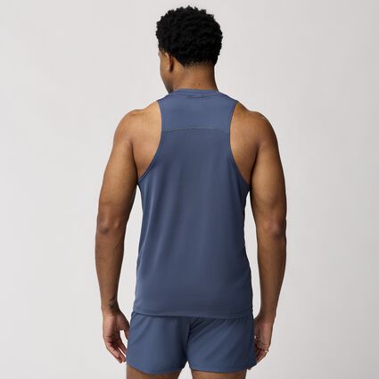 Model (back) view of Brooks Atmosphere Singlet 3.0 for men