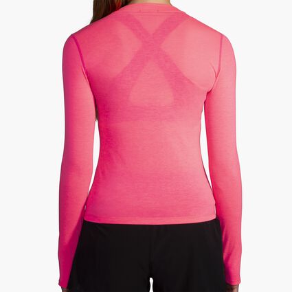 Brooks High Point Long Sleeve für Damen – Model-Ansicht (von hinten)