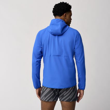 Model (back) view of Brooks Canopy Jacket for men