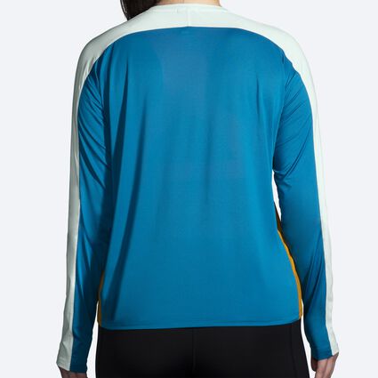 Brooks Sprint Free Long Sleeve 2.0 für Damen – Model-Ansicht (von hinten)