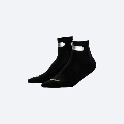 Brooks Carbonite Sock für Unisex – Ansicht aus einem Winkel bei Bewegung (Laufband)