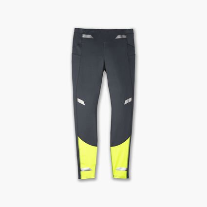 Laydown (front) view of Brooks Run Visible Tight for women