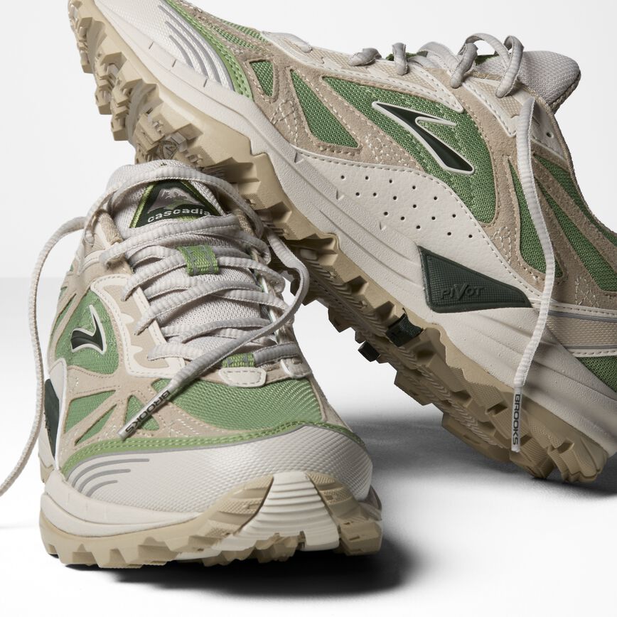 Trail Running Shoes Brooks Cascadia Mens Green Men's Cascadia
