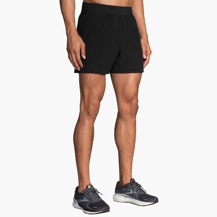 Model (front) view of Brooks Sherpa 5" Short for men