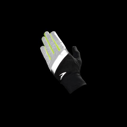 Movement angle (treadmill) view of Brooks Carbonite Glove for unisex