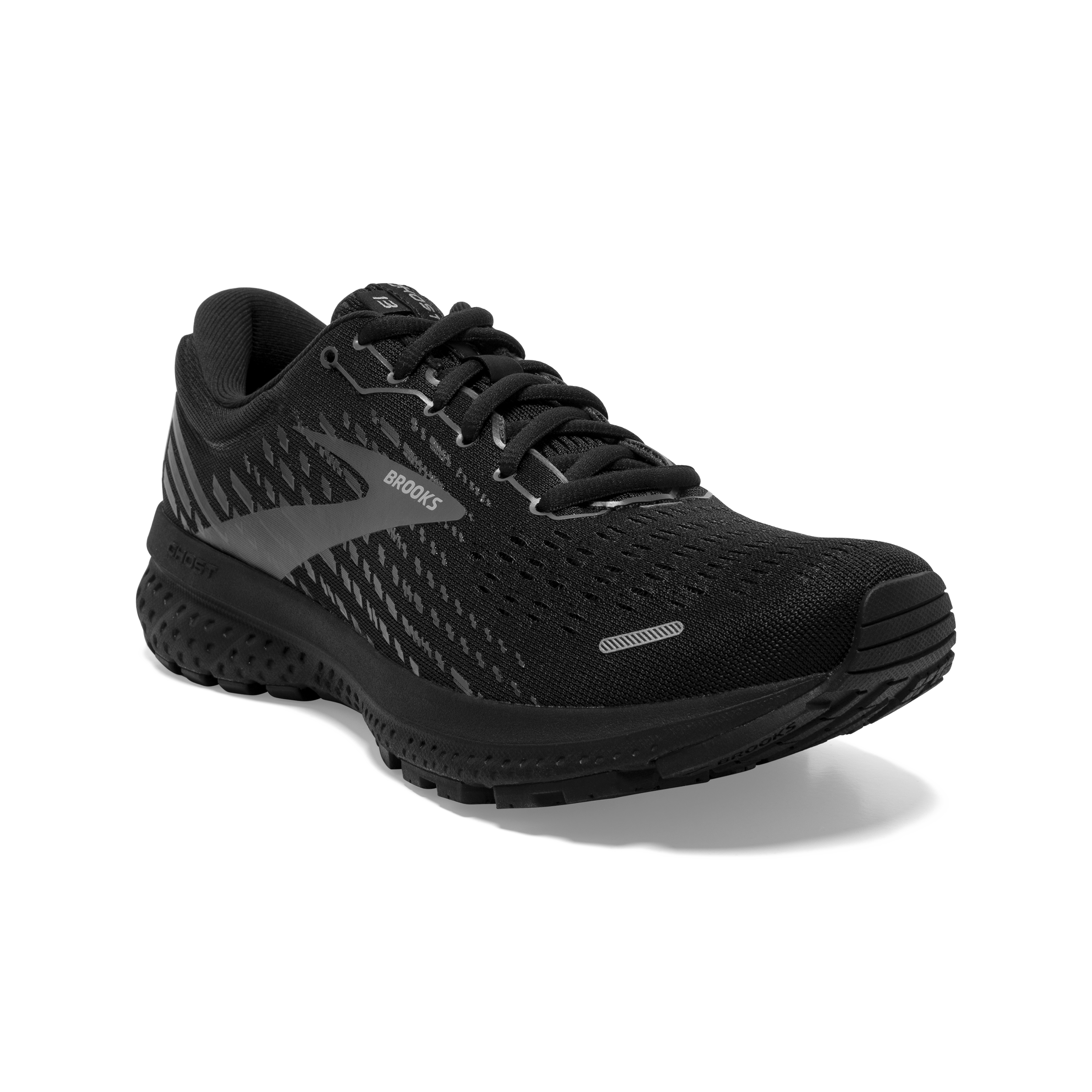 Black Brooks Ghost 13 Womens Running Shoes 