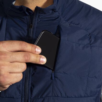 Brooks Shield Hybrid Vest für Herren – Detailansicht 1