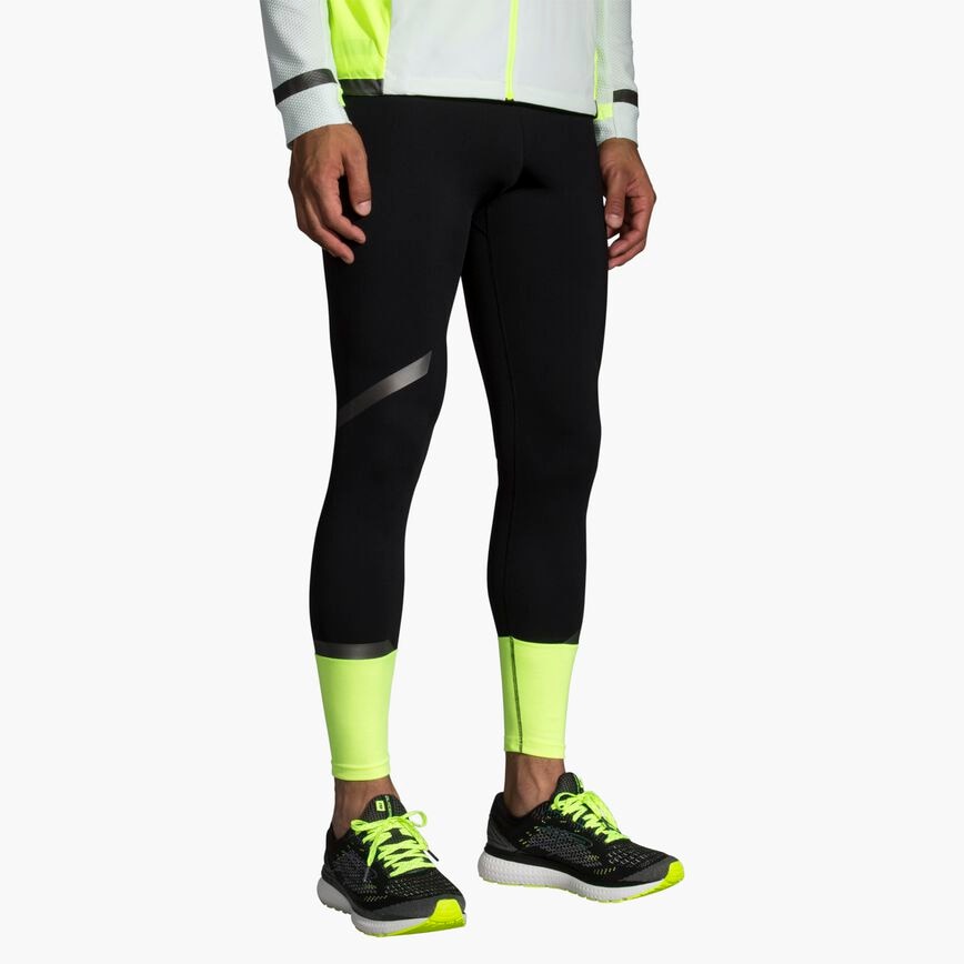 Carbonite Men's Reflective Running Tights Brooks Running